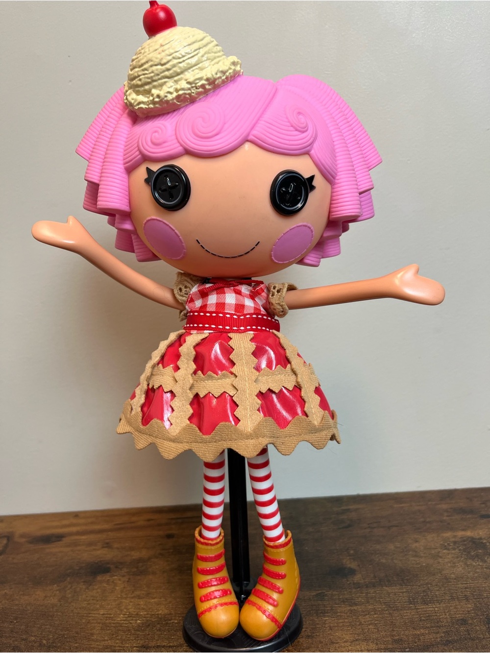 RARE Lalaloopsy Cherry Crisp Crust Full Size Doll